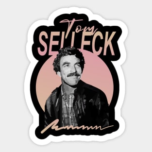 TOM SELLECK Sticker